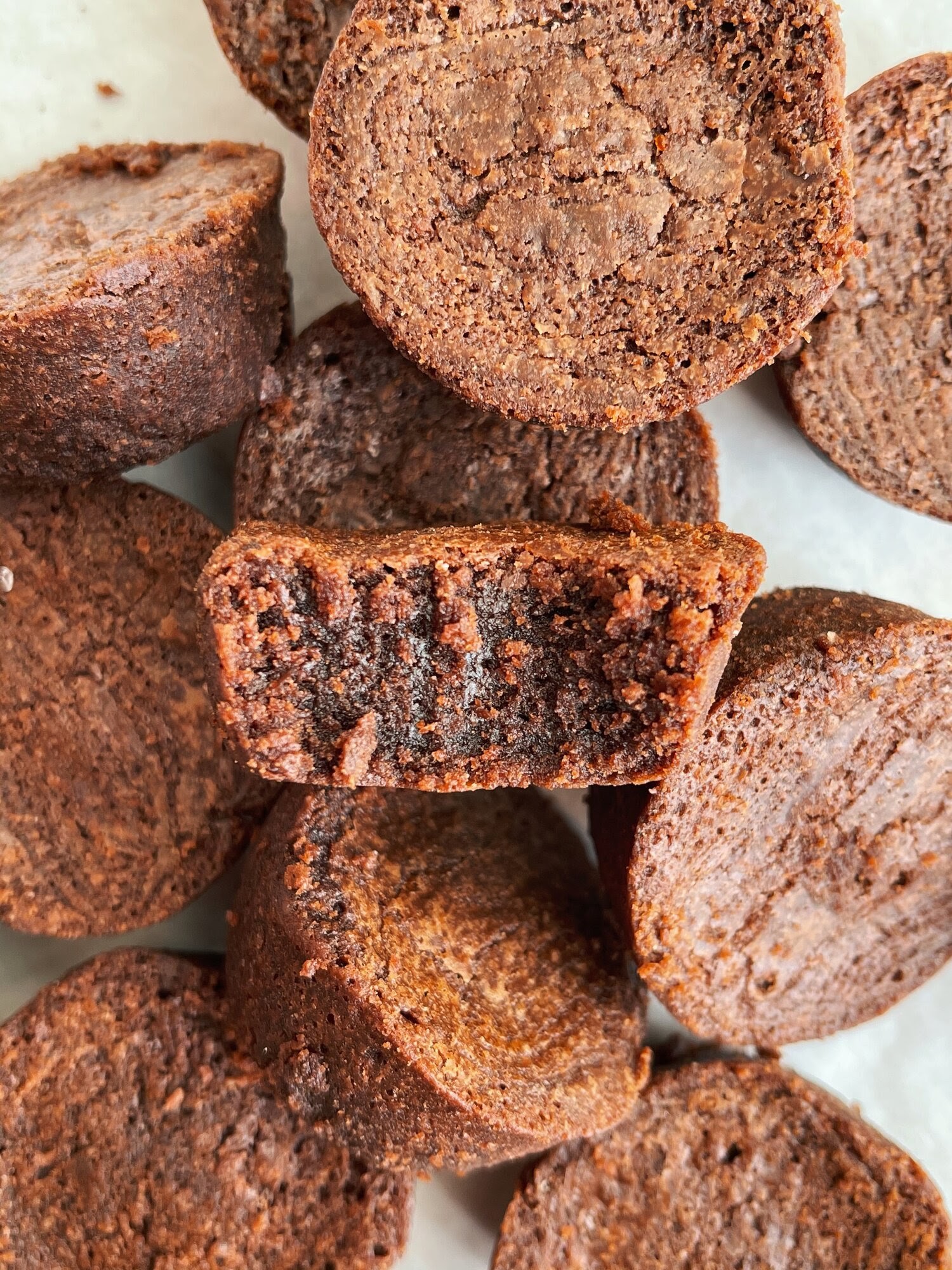 Fudgy Mini Brownie Bites – Broken Oven Baking